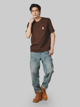 REGULAR FIT CASEY JONES COLLECTION MEN'S TEE SHORT SLEEVE BROWN