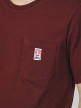 เสื้อยืดแขนสั้นผู้ชาย คอลเลคชั่น CASEY JONES ทรงตรง สีแดง