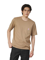 REGULAR FIT CASEY JONES COLLECTION MEN'S TEE SHORT SLEEVE BEIGE