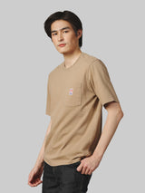 REGULAR FIT CASEY JONES COLLECTION MEN'S TEE SHORT SLEEVE BEIGE
