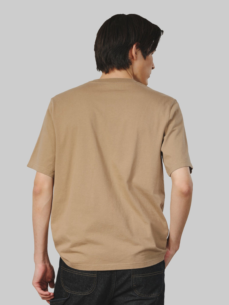 REGULAR FIT CASEY JONES COLLECTION MEN'S TEE SHORT SLEEVE BEIGE