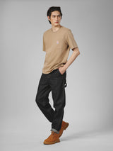 REGULAR FIT CASEY JONES COLLECTION MEN'S TEE SHORT SLEEVE BEIGE
