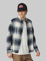 REGULAR FIT CASEY JONES COLLECTION MEN'S SHIRT LONG SLEEVE NAVY