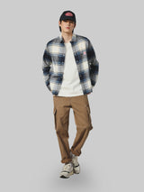 REGULAR FIT CASEY JONES COLLECTION MEN'S SHIRT LONG SLEEVE NAVY