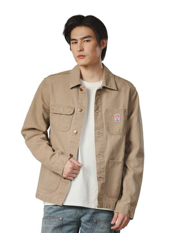 เสื้อแจ็คเก็ตผู้ชาย คอลเลคชั่น CASEY JONES WORKWEAR FIT สีน้ำตาล