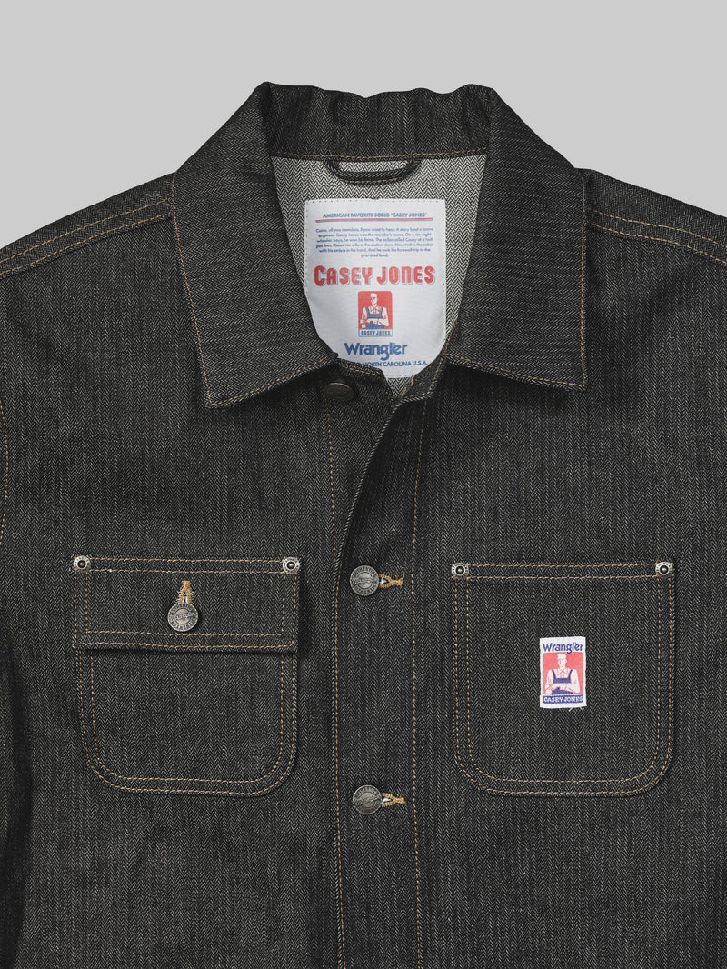 WORKWEAR FIT CASEY JONES COLLECTION MEN'S DENIM JACKET RAW DENIM