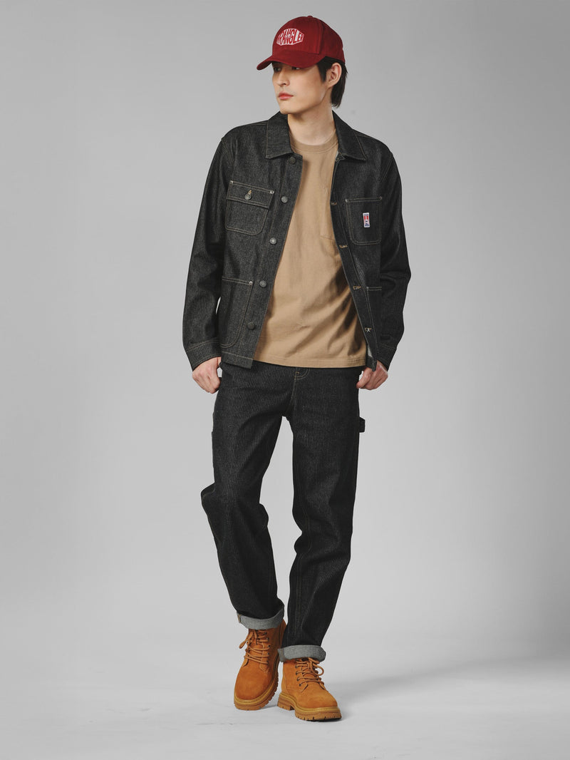 WORKWEAR FIT CASEY JONES COLLECTION MEN'S DENIM JACKET RAW DENIM