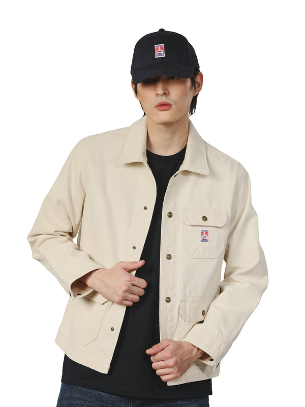 เสื้อแจ็คเก็ตผู้ชาย คอลเลคชั่น CASEY JONES WORKWEAR FIT สีครีม