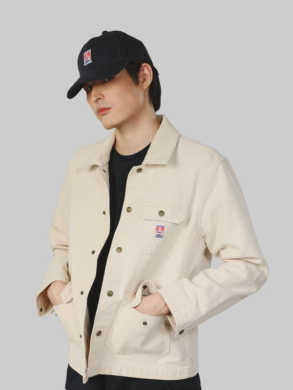 เสื้อแจ็คเก็ตผู้ชาย คอลเลคชั่น CASEY JONES WORKWEAR FIT สีครีม