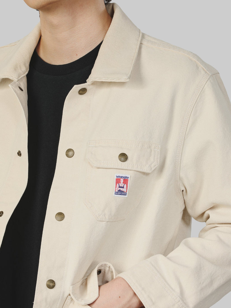 เสื้อแจ็คเก็ตผู้ชาย คอลเลคชั่น CASEY JONES WORKWEAR FIT สีครีม