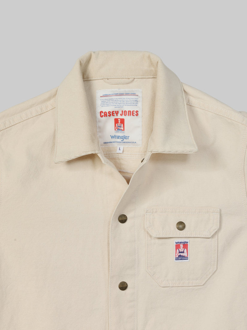 เสื้อแจ็คเก็ตผู้ชาย คอลเลคชั่น CASEY JONES WORKWEAR FIT สีครีม