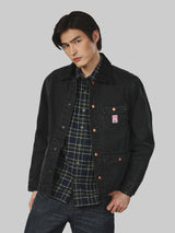เสื้อแจ็คเก็ตผู้ชาย คอลเลคชั่น CASEY JONES WORKWEAR FIT สีดำ