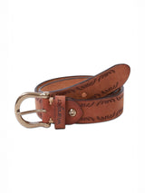 MEN'S LEATHER BELT BROWN