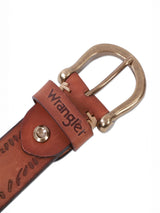 MEN'S LEATHER BELT BROWN