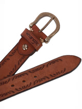 MEN'S LEATHER BELT BROWN