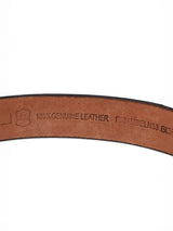 MEN'S LEATHER BELT BROWN