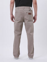 กางเกงขายาวผู้ชาย MWZ FIT เอวกลาง ทรงตรง สีกากี