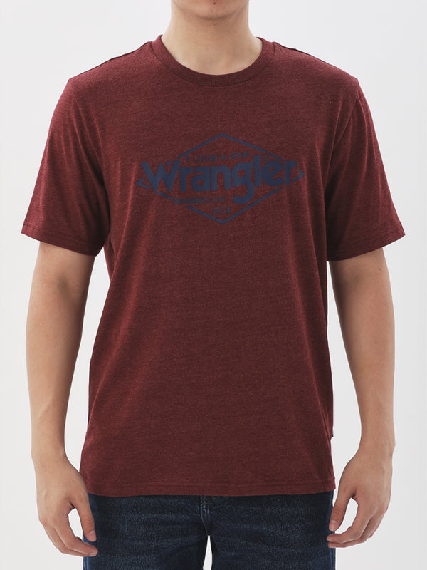 REGULAR FIT MEN'S SHORT SLEEVE T-SHIRT RED