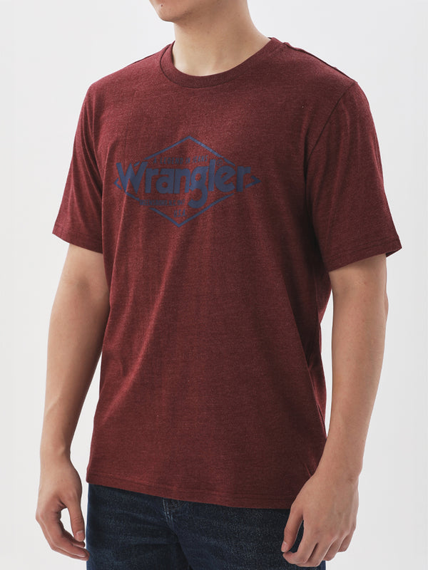 REGULAR FIT MEN'S SHORT SLEEVE T-SHIRT RED