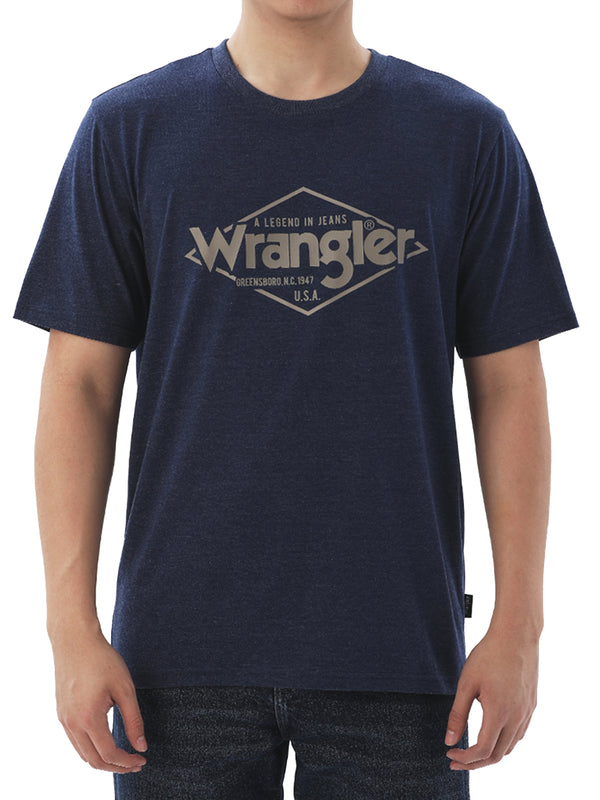 REGULAR FIT MEN'S SHORT SLEEVE T-SHIRT NAVY