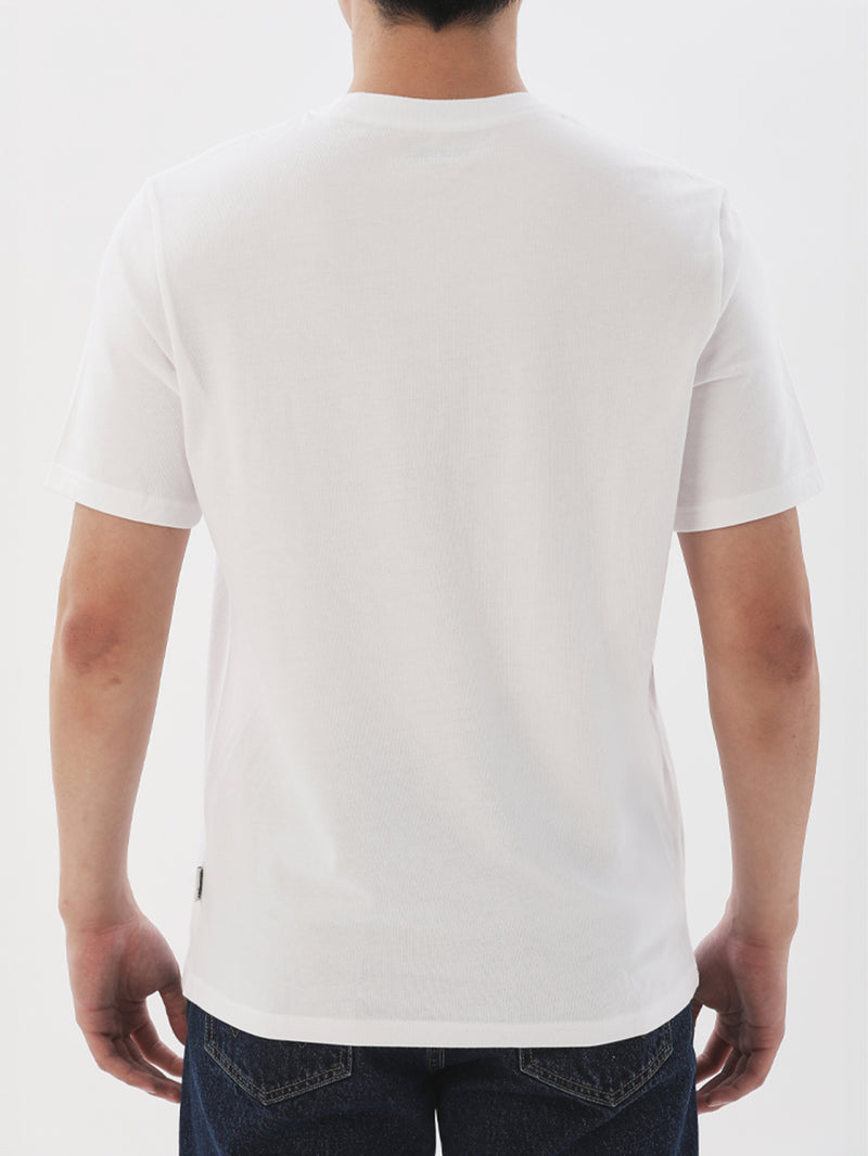 REGULAR FIT MEN'S SHORT SLEEVE T-SHIRT WHITE
