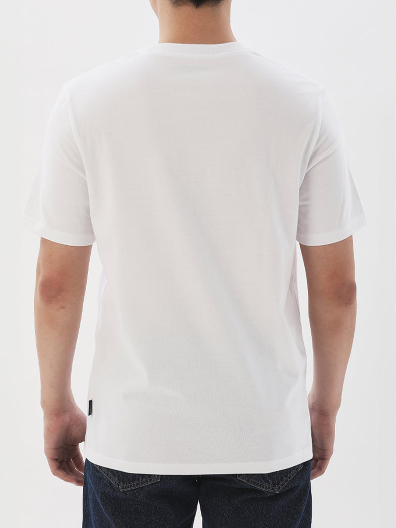 REGULAR FIT MEN'S SHORT SLEEVE T-SHIRT WHITE