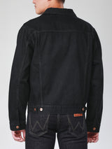 เสื้อแจ็คเก็ตผู้ชาย ทรงตรง สีดำ