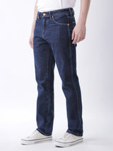 กางเกงยีนส์ผู้ชาย GREENSBORO FIT เอวกลาง ทรงตรง สียีนส์เข้ม
