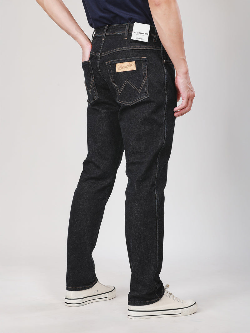 กางเกงยีนส์ผู้ชาย TEXAS TAPER FIT เอวกลาง ทรงตรง สียีนส์เข้ม