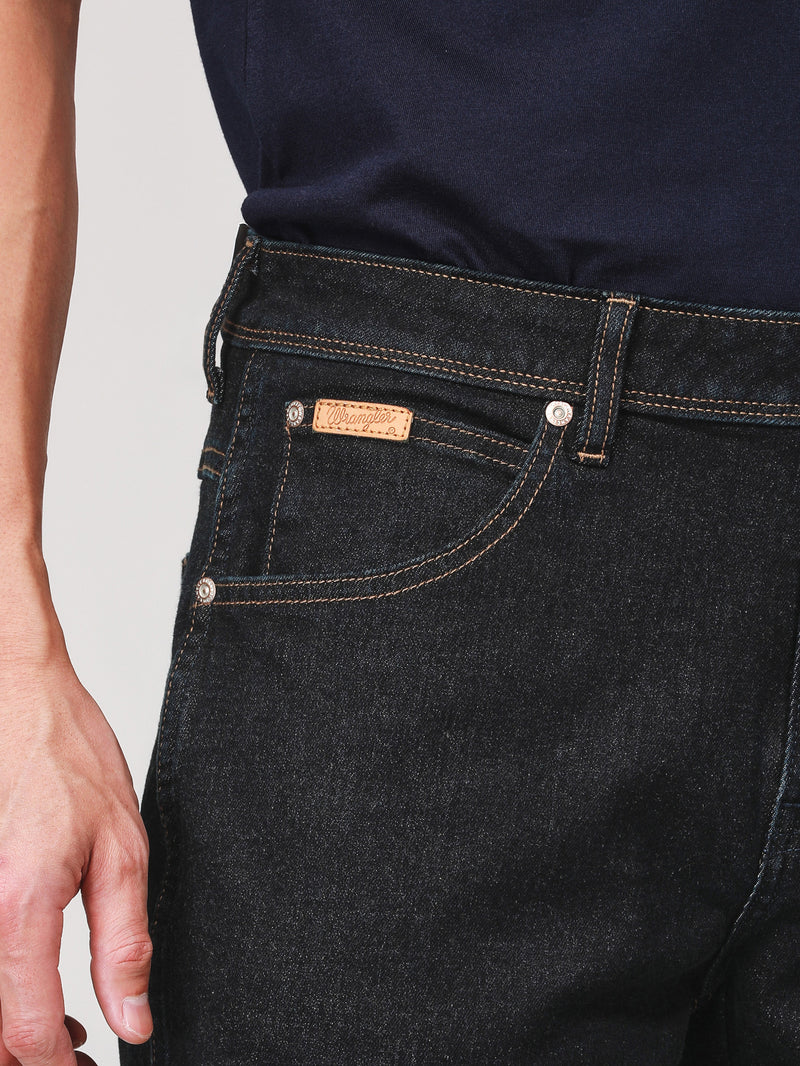 กางเกงยีนส์ผู้ชาย TEXAS TAPER FIT เอวกลาง ทรงตรง สียีนส์เข้ม