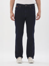 กางเกงยีนส์ผู้ชาย TEXAS SLIM FIT เอวกลาง ทรงเข้ารูป สีดำ