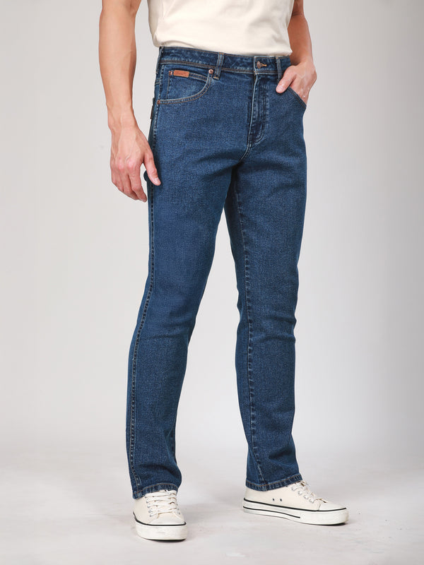 TEXAS SLIM FIT MID RISE SLIM MEN'S JEANS MID INDIGO