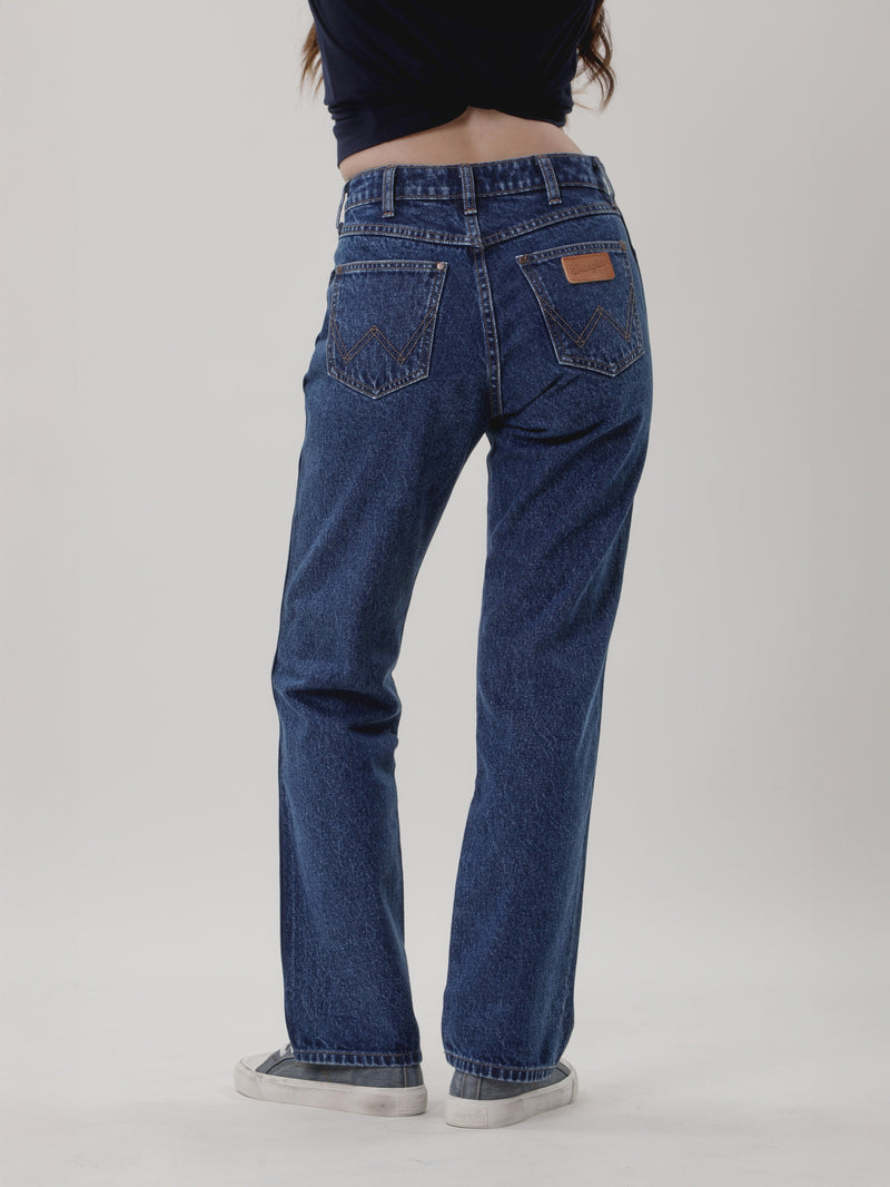 SUNSET FIT EVERYDAY WITH WRANGLER COLLECTION MID RISE REGULAR WOMEN'S JEANS MID INDIGO