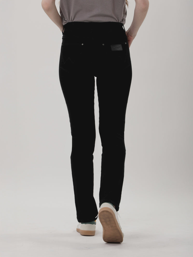SLIM FIT EVERYDAY WITH WRANGLER COLLECTION MID RISE WOMEN'S JEANS BLACK