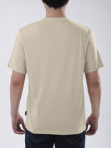REGULAR FIT MEN'S SHORT SLEEVE T-SHIRT BEIGE