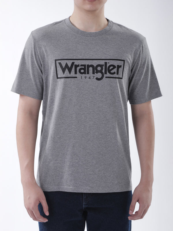 REGULAR FIT MEN'S SHORT SLEEVE T-SHIRT GREY