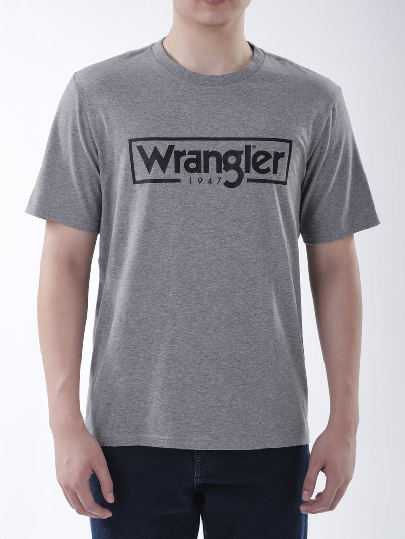 REGULAR FIT MEN'S SHORT SLEEVE T-SHIRT GREY