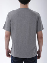REGULAR FIT MEN'S SHORT SLEEVE T-SHIRT GREY