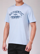 REGULAR FIT MEN'S SHORT SLEEVE T-SHIRT BLUE