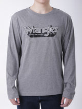 REGULAR FIT MEN'S LONG SLEEVE T-SHIRT GREY