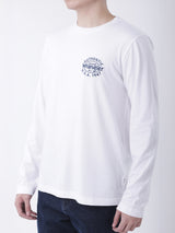 REGULAR FIT MEN'S LONG SLEEVE T-SHIRT WHITE