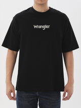 เสื้อยืดแขนสั้นผู้ชาย RELAXED FIT สีดำ