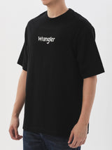 เสื้อยืดแขนสั้นผู้ชาย RELAXED FIT สีดำ