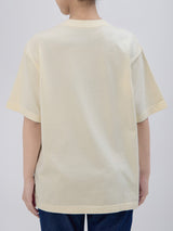เสื้อยืดแขนสั้นผู้หญิง คอลเลคชั่น EVERYDAY RELAXED FIT สีเหลือง