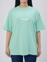 เสื้อยืดแขนสั้นผู้หญิง คอลเลคชั่น EVERYDAY RELAXED FIT สีเขียว