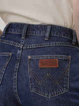 กางเกงยีนส์ผู้หญิง คอลเลคชั่น EVERYDAY WITH WRANGLER MOM FIT เอวสูง ทรงตรง สียีนส์เข้ม