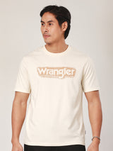 REGULAR FIT MEN'S SHORT SLEEVE T-SHIRT BEIGE