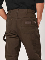 กางเกงขายาวผู้ชาย คอลเลคชั่น BIKER LOOK DOUBLE KNEE WORKWEAR เอวกลาง ทรงตรง สีน้ำตาล