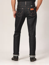 กางเกงยีนส์ผู้ชาย คอลเลคชั่น BIKER LOOK MWZ FIT เอวกลาง ทรงตรง สียีนส์ผ้าดิบ