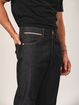 กางเกงยีนส์ผู้ชาย คอลเลคชั่น BIKER LOOK MWZ FIT เอวกลาง ทรงตรง สียีนส์ผ้าดิบ